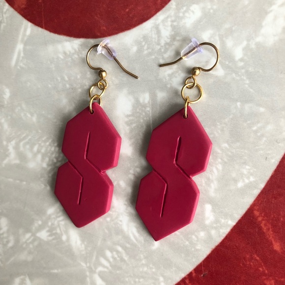 90s Y2K Cool S Polymer Clay Earrings - Picture 3 of 5